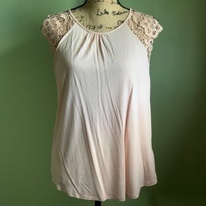NWOT H&M Lace Sleeveless Shirt